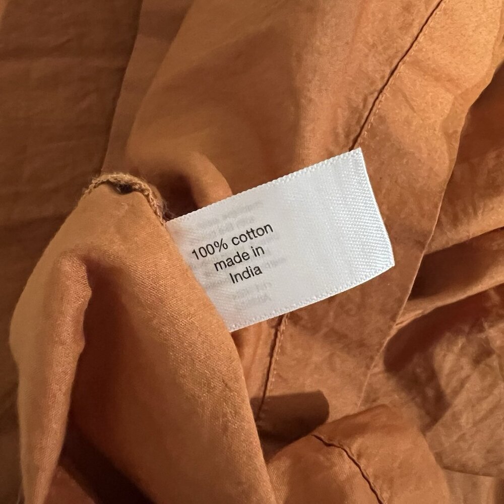 Lane Bryant Gathered Bodice Fit & Flare Midi Dress Size 20 Adobe Caramel Spiced - Picture 7 of 10